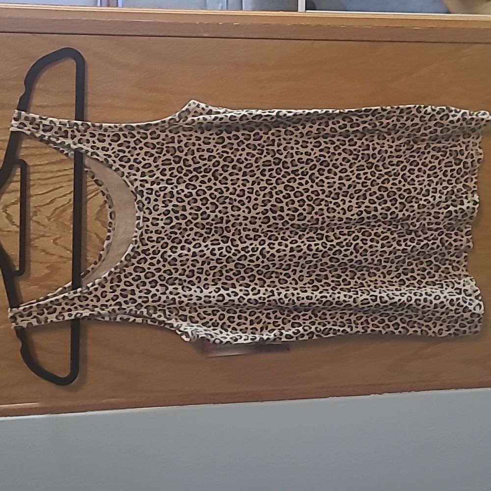 Animal print tank